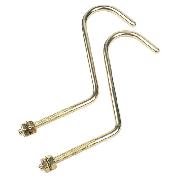 Wofarmy 2Pcs Cue Hook Bridge Rack for Pool Table Rail Mount Billiard Table Accessories