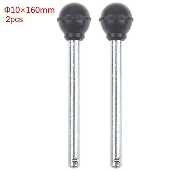 Wofarmy 2Pcs Weight Stack Pin Metal 8/10mm Ball Head Counterweight Positioning Fixing Pin Gym Heavy Pins Replacement Accessories Ф10×160mm