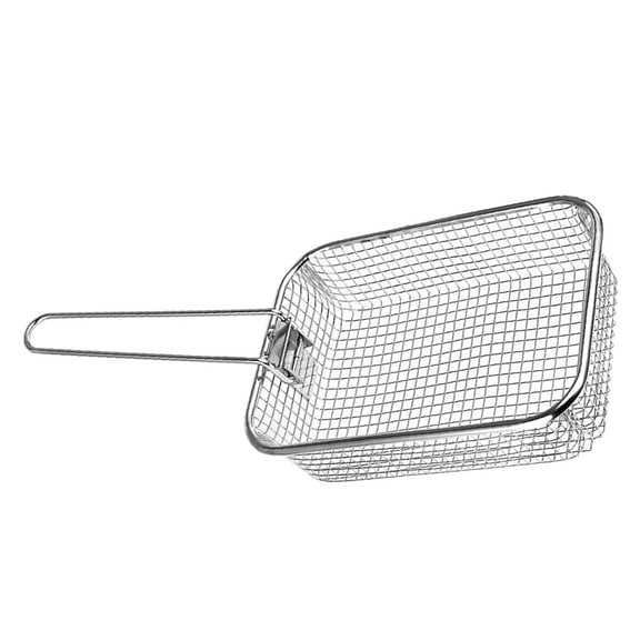 Wofarmy 304 Stainless Steel Foldable Rectangle Deep Frying Basket - Sturdy And Efficient