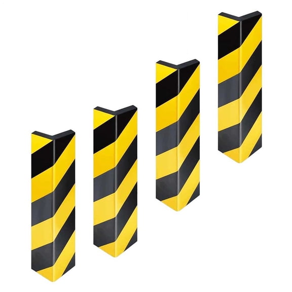 Wofarmy 4Pcs Reflective Strips Garage Wall Guards Wall Edge Protector for Parking Garage