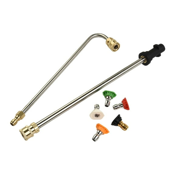 Wofarmy 5Pcs Nozzles Spray Lance Pressure Washer Angled Extension-Rod Wand for K2-7