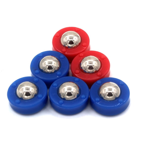 Wofarmy 8Pcs 23Mm Roller Balls Multi-Function Shuffleboard Tabletop Replacement Pucks for Shuffleboard Table Football Indoor Games