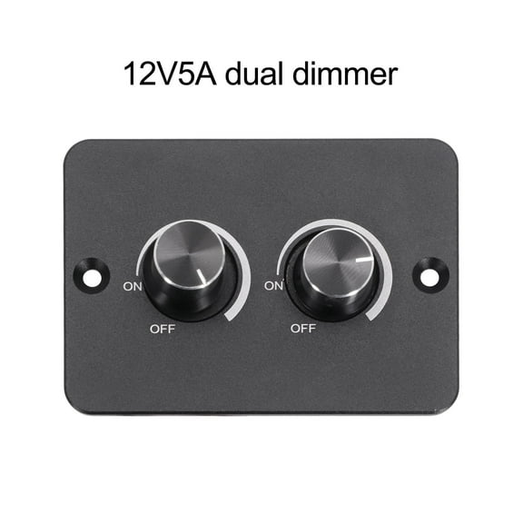 Wofarmy Adjustable Led Dimmer Switch with Dual Gang Design for Custom Lighting Rv Dimmer