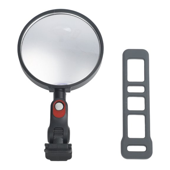 Wofarmy Adjustable Mirror 360° Rotating Mirror 骑行安全 骑车辅助 Adjustable Viewing Angle Black