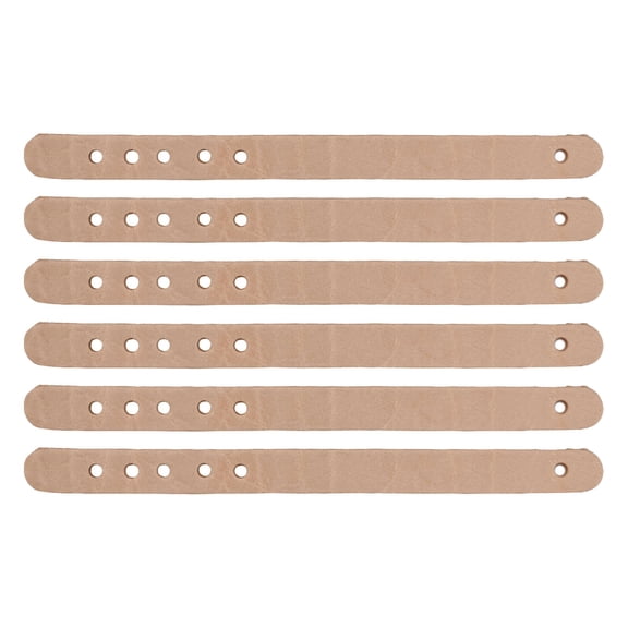 Wofarmy Adjustable Strap Billiard Table Track 6 Pieces Set Easy Installation Fixes Drop Ball Track Soft Leather Material Pool