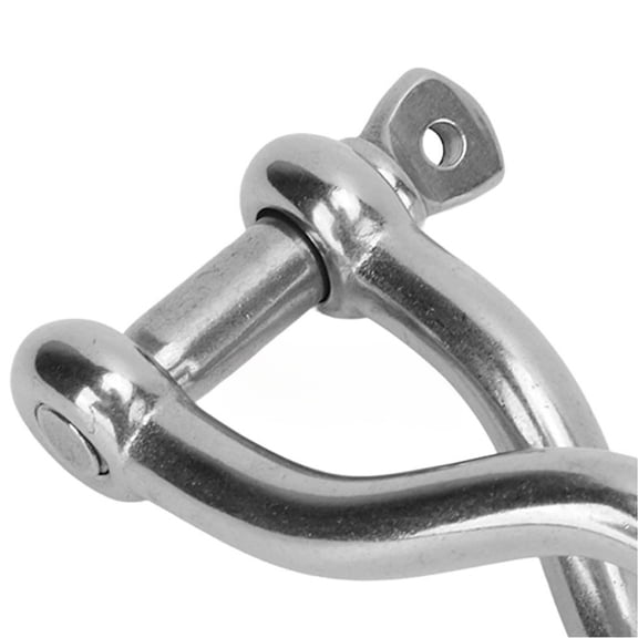 Wofarmy Anchor Shackle In 316 Stainless Steel with Twisted Clevis Configuration for Dependable Marine and Offshore Rigging 4mm