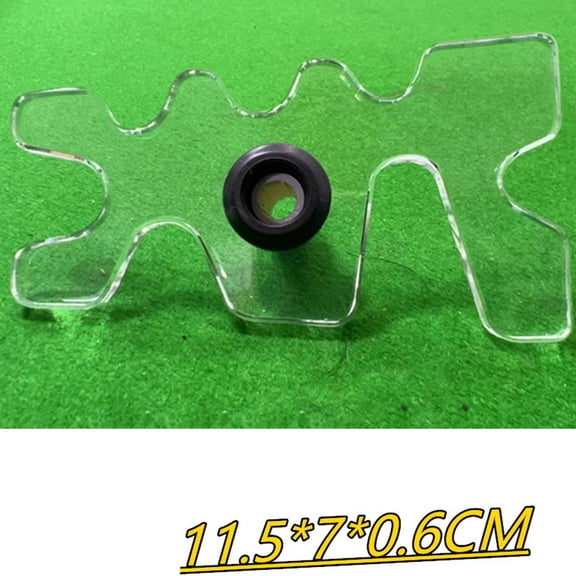 Wofarmy Billiard Bridge Head Moose Design Lightweight Clear Acrylic for Pool Use A