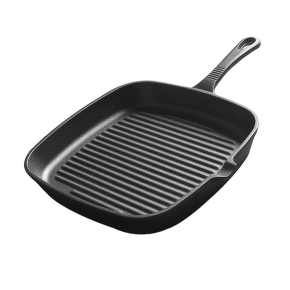 Wofarmy Cast Iron Square Grill Pan With Single Handle for Steak And Meat Cooking Use