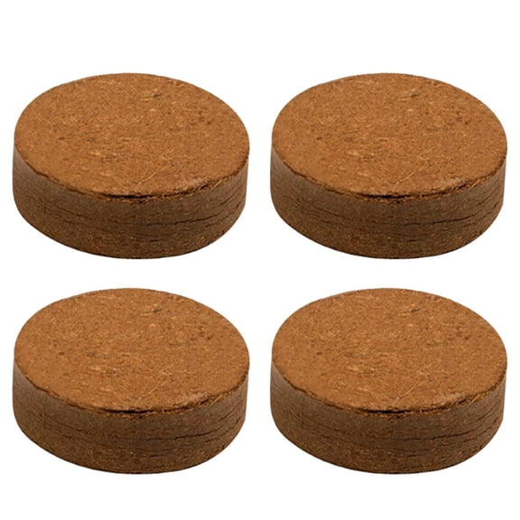 Wofarmy Coconut Fiber Compressed Soil Blocks for Indoor Plants Eco Friendly Planting Medium for Germination And Root Development 60X20Mm