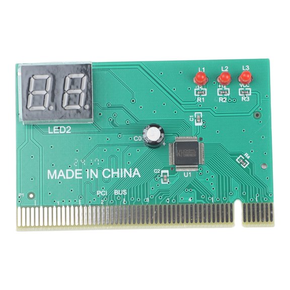 Wofarmy Diagnostic Card for Post Error Code Detection On 286 To P4 Motherboards with 2 Digit Display and Support for Pci and Isa Slots