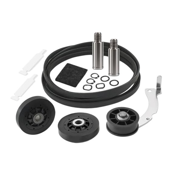 Wofarmy Dryer Rebuild Kit Rb170002 D511255P With Roller Belt Pulley for 1992 Newer Models Repair Parts Replacement Set