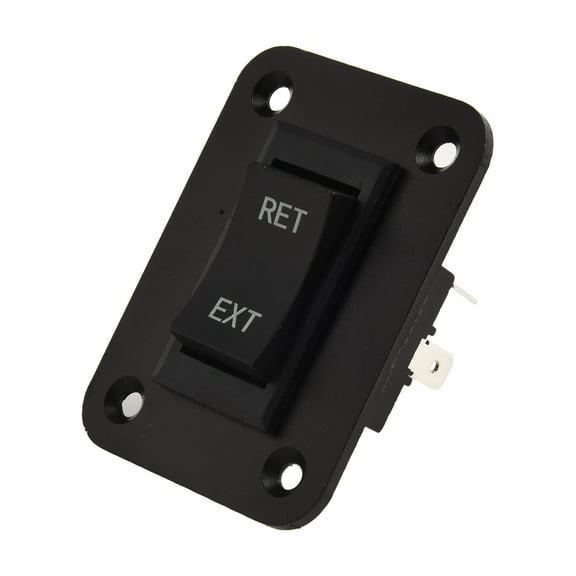 Wofarmy Dual Reset Car Rocker Switch Forward/Reverse Rocker Switch 4-Pin Dpdt On-Off-On Rocker Switch A