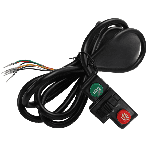Wofarmy Electric Bike Handlebar Switch for Headlight Horn Turn Signal 3-in-1 Control