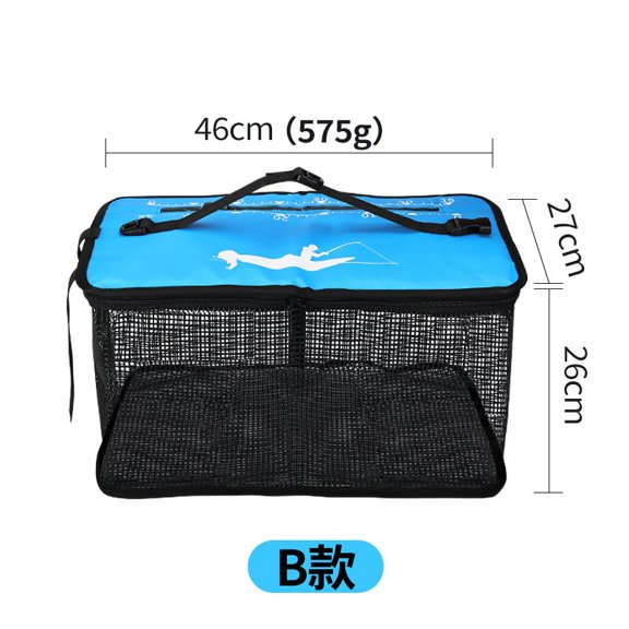 Wofarmy Floating Fish Keeper Net with Thick Mesh Fabric and Foldable Design for Fishing B