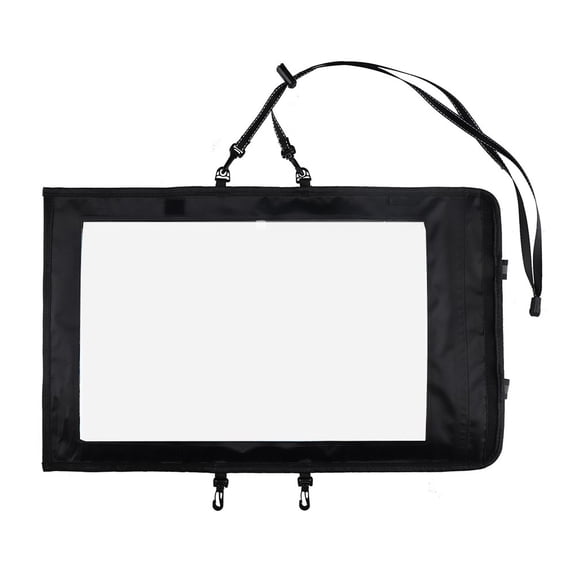Wofarmy Foldable Waterproof Map Storage Case Tpu Document Dry Bag for Hiking Black