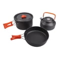 thumbnail image 1 of Wofarmy Functional Camping Gear with Space Saving Design and Easy to Clean Features Orange, 1 of 9