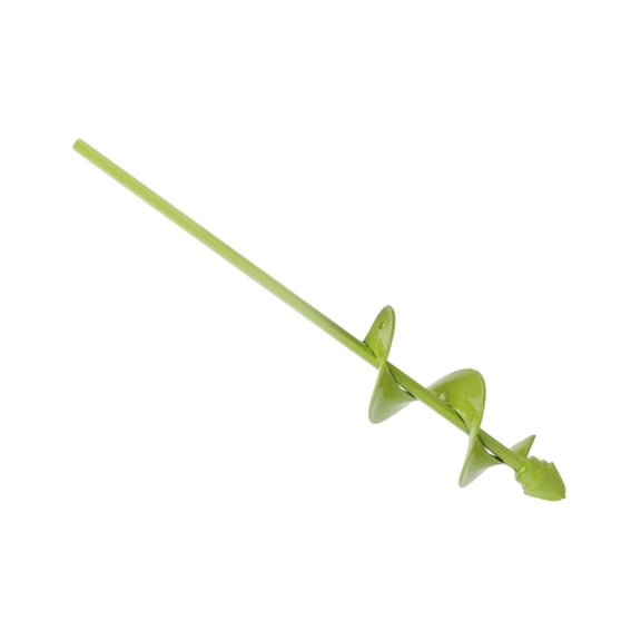 Wofarmy Green Extra Long Auger Drill Bit Solid Steel Construction for Deep Tree Planting &Tall Fence Posts Heavy Duty Garden Earth Drill 450*80mm