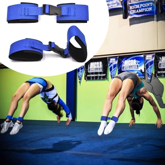 Wofarmy Gymnastics Ankle Support Straps for Tumbling Dance Training Stretch Band E