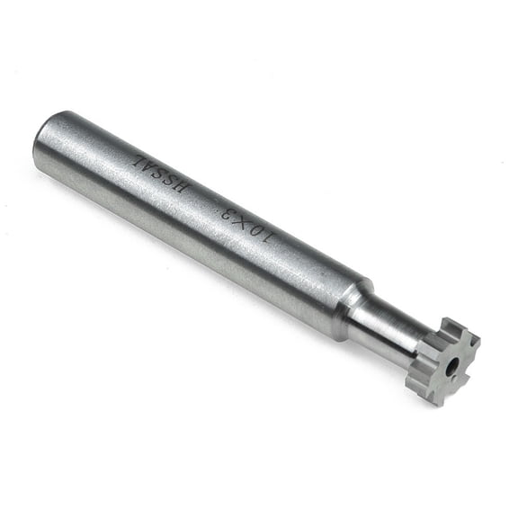 Wofarmy Hss T Slot End Mill 10mm Router Bit Metal Milling Cnc T Slot Milling Cutter 6 Flute Metal Milling Cutter Carbide Groove End Mill 3/4"