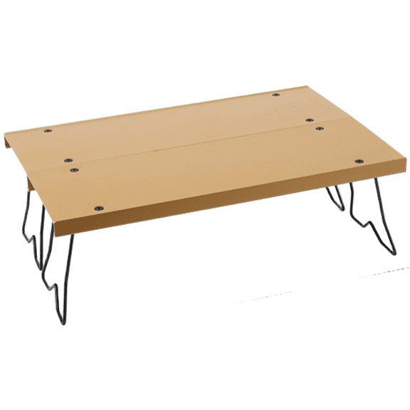 Wofarmy Lightweight Aluminum Alloy Folding Camping Table Portable Backpack Table Army Green
