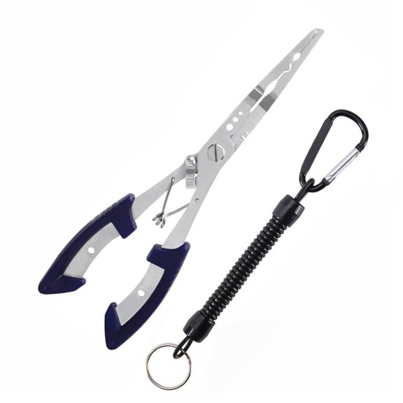 Wofarmy Long-Handled Fishing Pliers: Multi-Function Hook Remover & Line Tool