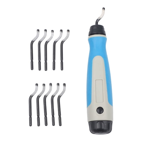Wofarmy Ng1000 Deburring Tool Set with 11 High Speed Steel Swivel Blades Rotary Head