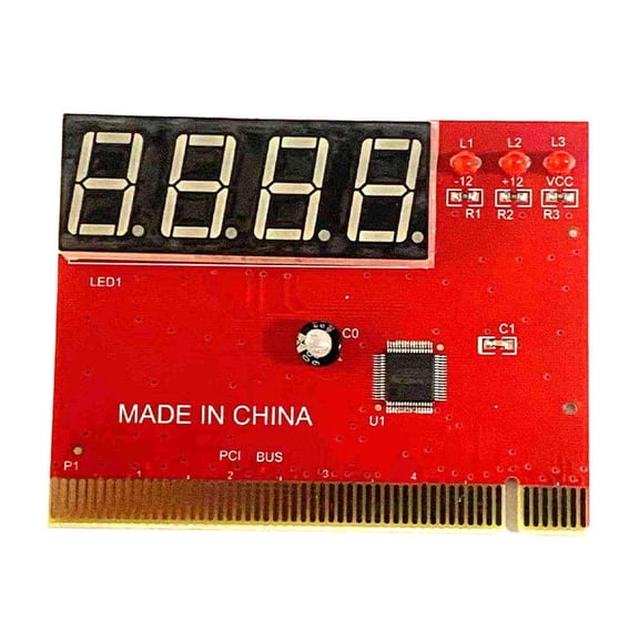 Wofarmy Pc Analyzer Diagnostic Post Card Motherboard Tester with Led for Pci Mian Board 3/4"