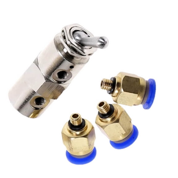 Wofarmy Pneumatic Tac4V 2 Position 5 Way Mechanical Valve with 6mm Connector for Air Flow Regulation In Industrial Automation