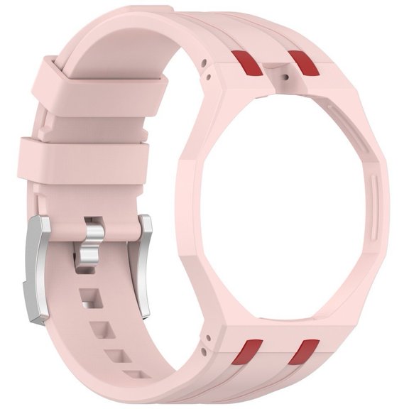 Wofarmy Soft Silicone Replacement Wristbands for Swatch X for Ap Royal Pocket Watch Changer To Wristwatch Stylish Watch Strap Pink