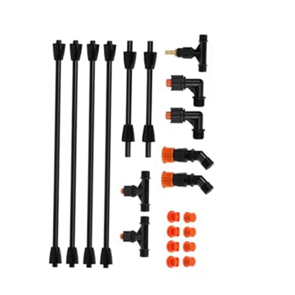 Wofarmy Sprayer Boom Wand 4 Nozzle 74.8 Inch Adjustable Polypropylene Rods Garden Hose Tractor Watering Large Areas Repair Tool Set