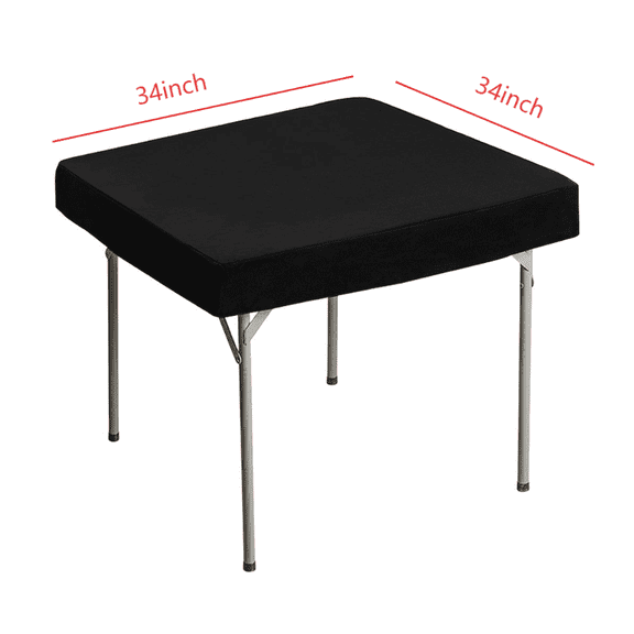 Wofarmy Square Felt Table Cover 34x34 Inches Non Slip Card Game Mat Polyester Fabric