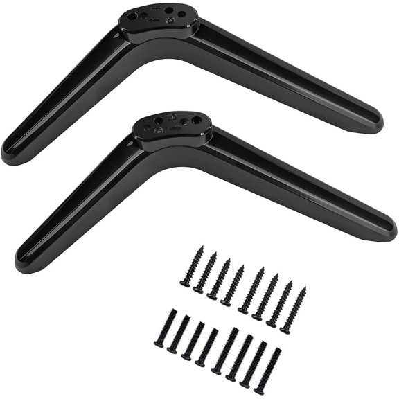 Wofarmy TV Stand Base Adjustable Legs for Streaming Television with ABS Material Easy