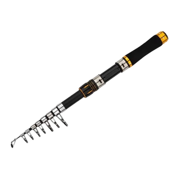 Wofarmy Telescopic Fishing Rod, M Power Carbon Travel Rod, 1.6-2.1M, Fixed Spool/Casting B-Fixed Spool 2.1M