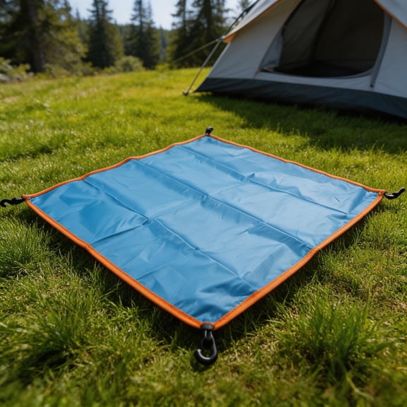 Wofarmy Tent Fly for Outdoor Camping Waterproof Tarp Shelter Cover Polyester Rain Protection for All Weather Conditions Blue