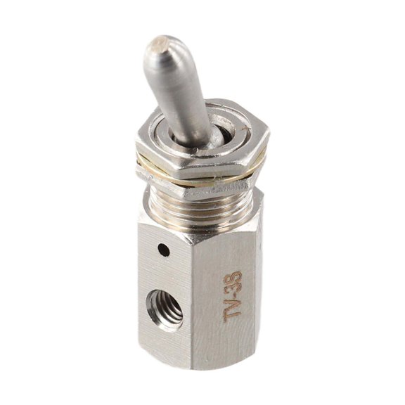 Wofarmy Tv-3S Mechanical Pneumatic Valve 3-Way 2-Position Manual Lever Pushbutton Valve Part Of A Pneumatic System