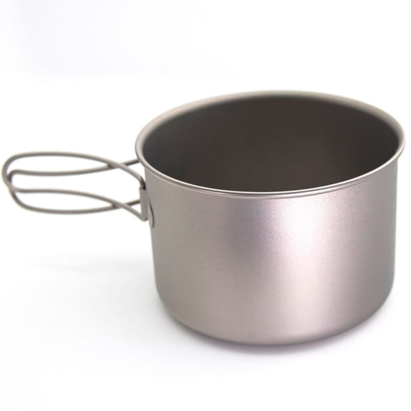 Wofarmy Ultralight Pure Ti Camping Cookware Set Pot Frying Pan Cup for Backpacking