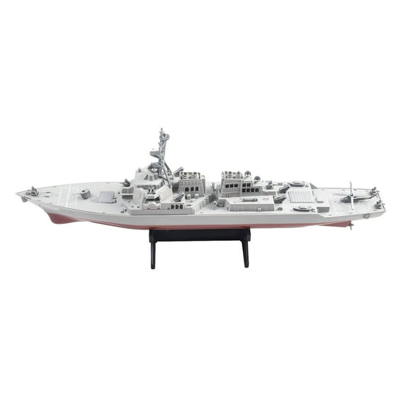 Wofarmy Us Navy Guided Missile Destroyer Uss Arleigh Burke Ddg-51 Ship Display Model Toy