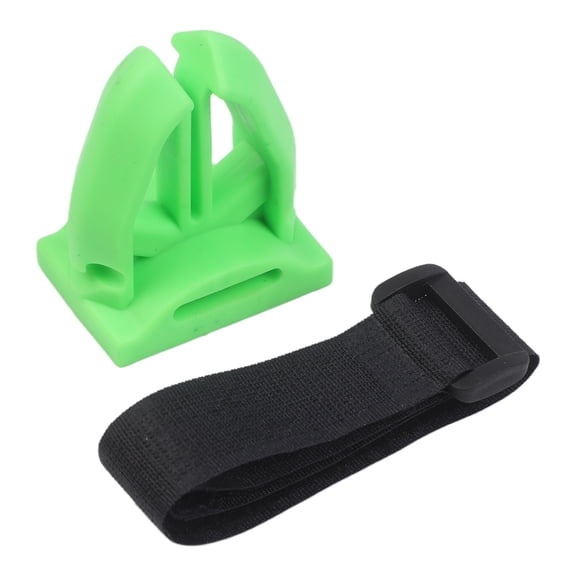 Wofarmy Wall-Mounted Fishing Rod Rack with Straps - Space-Saving Multi-Use Holder Bridge/Boat Fishing Rail Protector Green