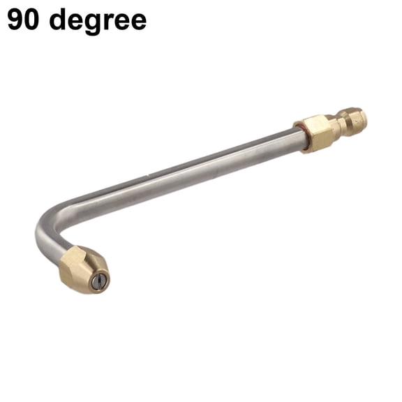 Wofarmy Wash Nozzle Angle 30°/90°/U-Shape Pressure 1/4" Male Quick Connect 5000 Psi Washer Lance Extension Spray Washer Extension Nozzle 90 Degree