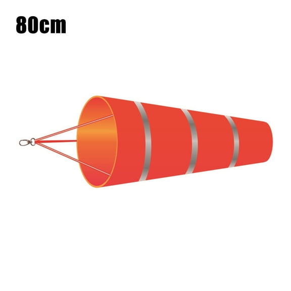 Wofarmy Wind Sock Bag Windsock Airport Aviation Camping Rip-Stop Waterproof Wind Bag Wind Sock 1 Piece Flag for Outdoor 80Cm