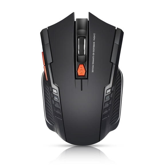 Wofarmy Wireless Mouse Perfect for Work Or Play Equipped with Usb Receiver Six Functional Buttons and Accurate Dpi Setting Black