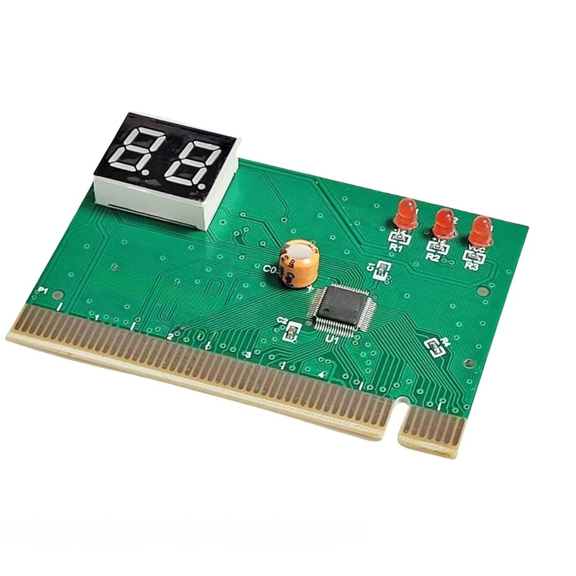 Wofarmy for 2-Digit Code for Pci Card Motherboard Analyzer Diagnostic Post Tester for Pc 3/4"