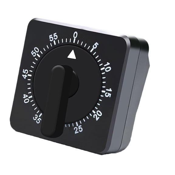 Wofarmy for Cooking Timer 60 Minute Wind Up with Loud Alarm for Kitchen Baking Oven Black