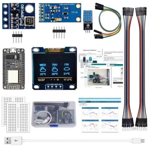 Wofarmy for Esp8266 Weather Station Kit Real-Time Weather Data and Forecast for Any City
