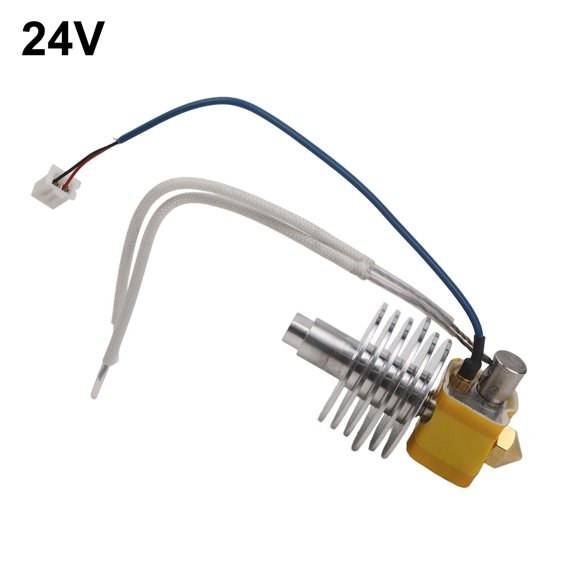 Wofarmy for Flashforge Finder Compatible Hot End for 3D Printer Printhead Featuring Heat Sink and Temperature Sensor for 1 75mm Filament 24V