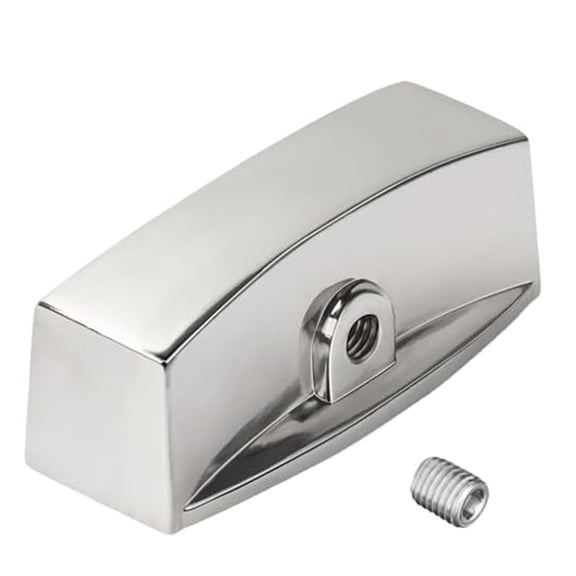 Wofarmy for Gas Cooktop Replacement Knob Chrome for D-Shapefor D Stem 2.06 In for Dia
