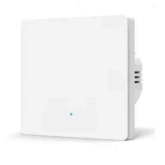 Wofarmy for Tuya for Zigbee 1-Gang Smart Button Switch Voice Control Wall Light Switch White