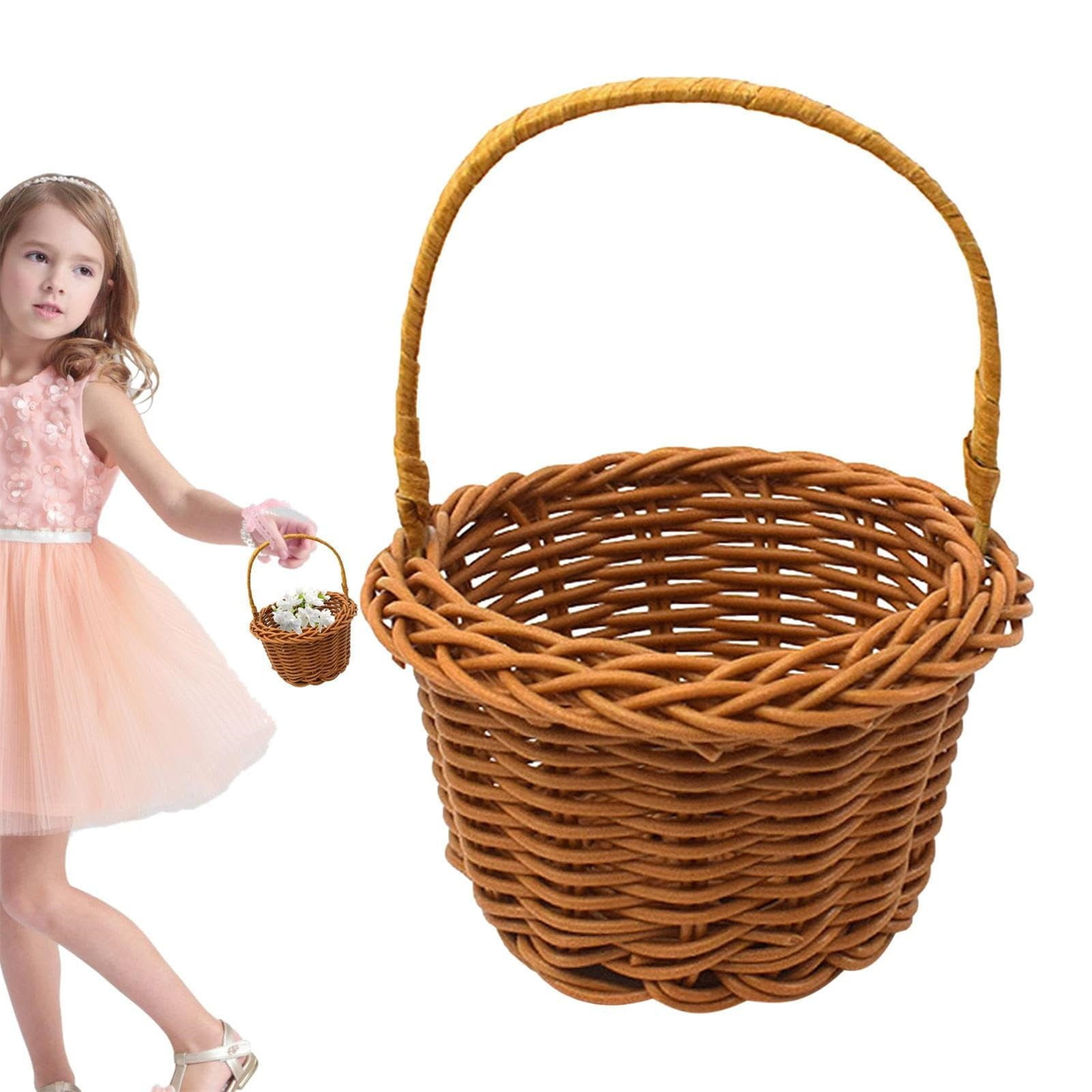 Wofeyda Clearance! 1 Piece Mini Weaving Baskets Wedding Flower Basket ...
