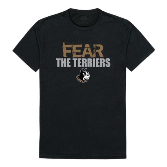 Wofford College Fear T-Shirt, Black & White - Large