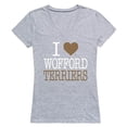 thumbnail image 1 of Wofford College I Love T-Shirt for Women, Heather Grey - 2XL, 1 of 1